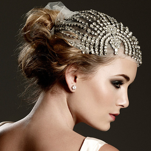  some photos from Arabia Weddings' Gallery of Trendy Bridal Headpieces