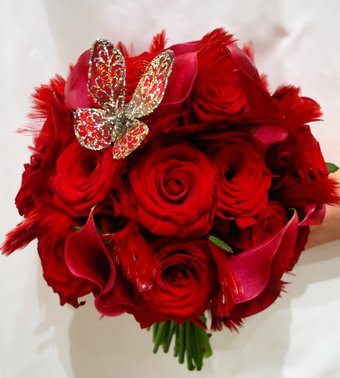 Red Bridal Bouquet Roses Check out the full collection of Bridal Bouquets 